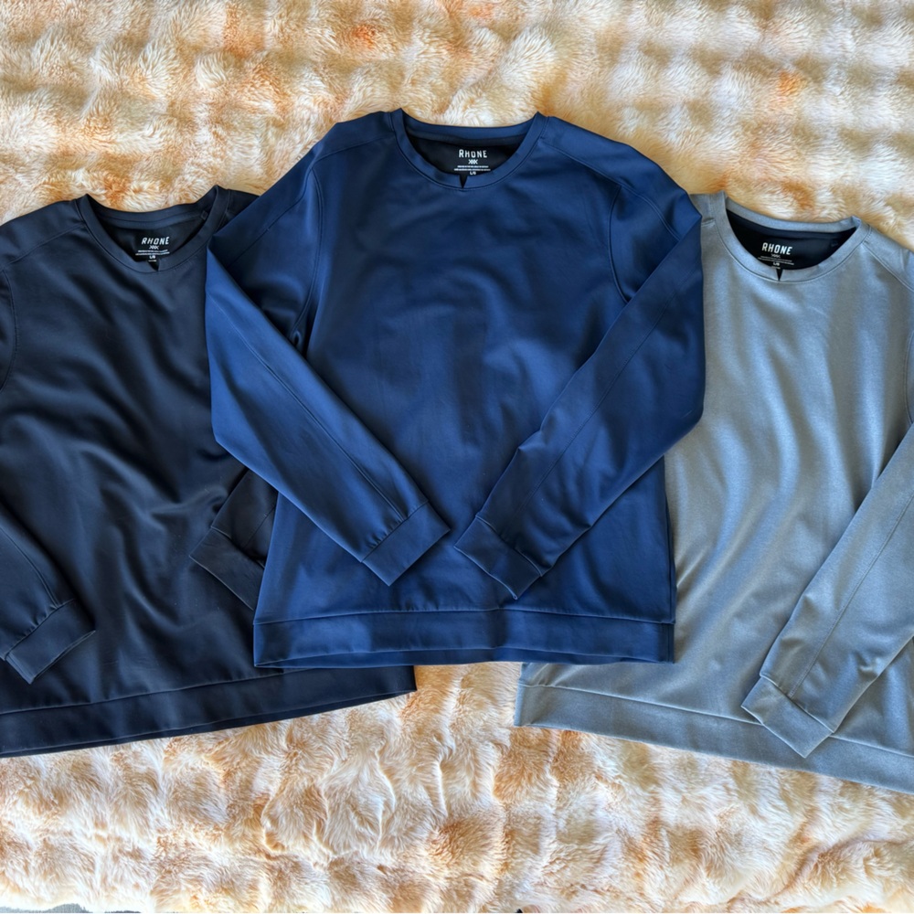 Like New Rhone Spar Notch Neck Sweatshirt Set - Size Large